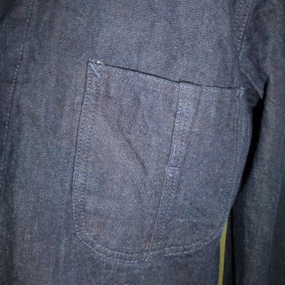 RALPH LAUREN DOUBLE RL RRL blue INDIGO Denim JAPAN Pollack barn coat XL NWT - Picture 5 of 8
